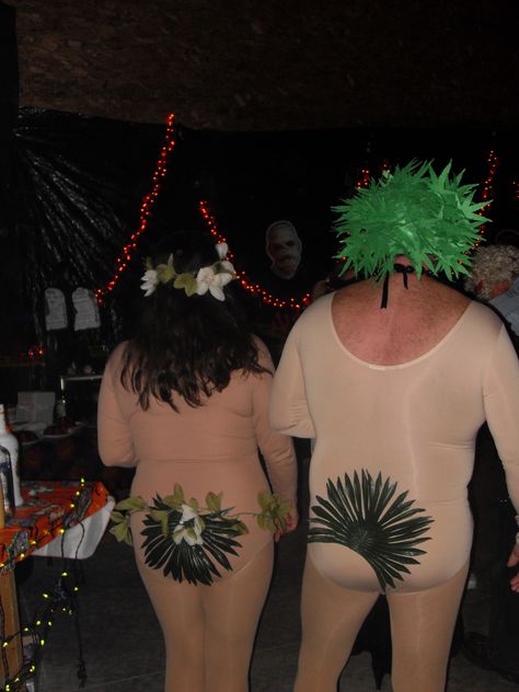 Adam and Eve (back) Adam And Eve Halloween Costumes, Eve Costume Diy, Adam And Eve Costume, Eve Costume, Theme Nature, Halloween Inspo, Adam And Eve, Diy Costumes, Halloween Costumes