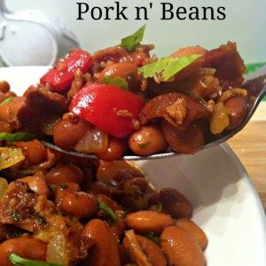 Mexican Pork n' Beans - The Complete Savorist Mexican Pork And Beans, Mexican Pork Chops, Pork And Beans Recipe, Spanish Pork, Mexican Pork, Pork N Beans, Dinner Plans, Dinner Plan, Garden Show