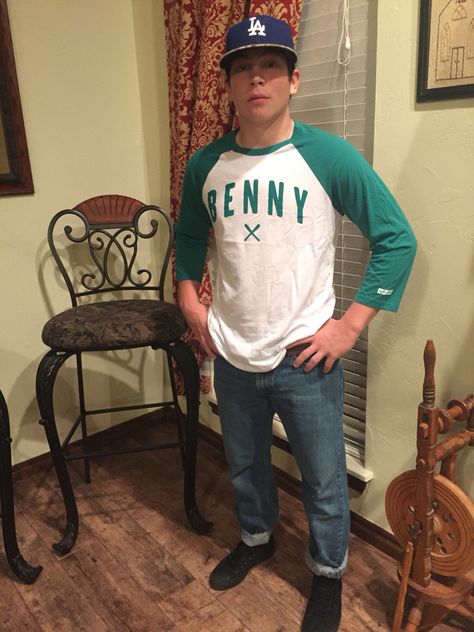 Benny The Jet Rodriguez Costume, Benny Sandlot, Sandlot Costume, Sandlot Benny, Benny The Jet Rodriguez, Sandlot, The Sandlot, Sport Inspiration, Halloween 2019