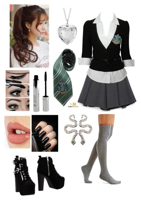 "Myrabelle Slytherin uniform" by joyceunicorn ❤ liked on Polyvore featuring Pin Show, Zara, Forever 21, Elope, Urban Outfitters, Charlotte Tilbury, Ileana Makri, Jeffrey Campbell and Blue Nile Slytherincore Outfits, Diy Slytherin Costume, Harry Potter Uniform Slytherin, Slytherin Outfit Uniform, Slytherin Outfit Girl, Slytherin Costume Women, Slytherin Girl Uniform, Harry Potter Slytherin Outfits, Slytherin Cloak