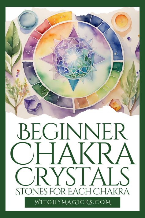 Start your journey into crystal healing with this guide to beginner chakra crystals. Discover the best stones for balancing and aligning each chakra, from root to crown, and learn how to harness their energies for holistic well-being. Perfect for anyone new to crystal healing and chakra work."  #ChakraCrystals #BeginnerCrystalHealing #ChakraBalancing #CrystalTherapy #EnergyHealing #HolisticWellness #SpiritualJourney #Chakra #CrystalMagic #StoneMagic #WitchyMagicks Crystal For Root Chakra, Chakras For Beginners Crystals, Chakras For Beginners Learning, Chakra For Beginners, Chakras For Beginners, Chakra Work, Energy Centers, Cleansing Crystals, Crystals Healing Properties