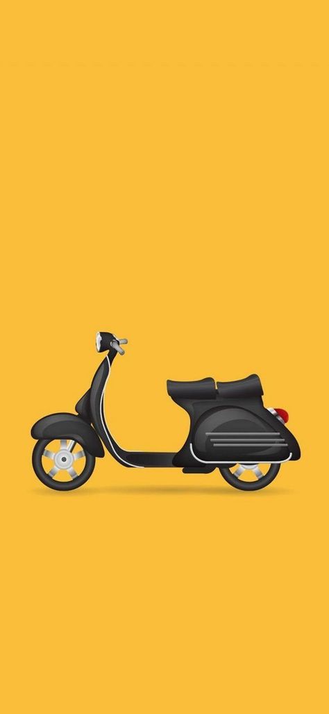 Vespa Wallpaper Iphone, Vespa Wallpaper, Galaxy Wallpaper Quotes, Cell Wallpaper, Motorbike Illustration, Nike Wallpaper Backgrounds, Minimal Wallpapers, Ios 11 Wallpaper, Custom Vespa