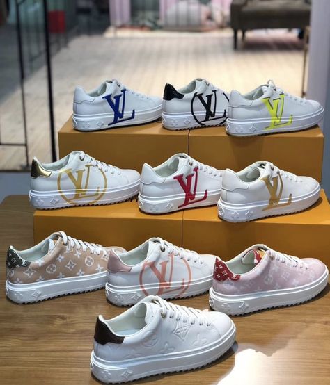 Louis Vuitton Shoes Women, Louis Vuitton Time Out Sneakers, Louis Vuitton Sneakers Women, Zapatillas Louis Vuitton, Mothers Daughter, Tennis Shoe Heels, Sneaker Closet, Louise Vuitton, Boss Chic