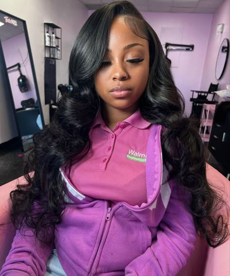 Sleek Ponytail Hairstyles, Sew In Hairstyles, Birthday Hairstyles, Black Ponytail Hairstyles, Quick Weave Hairstyles, Flat Iron Hair Styles, Slick Hairstyles, Quick Weave, Hair Ponytail Styles