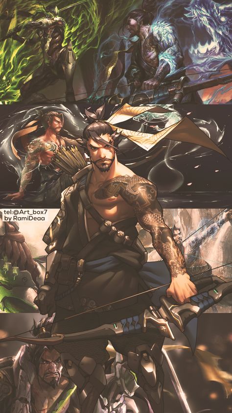 hanzo Hanzo Shimada Wallpaper, Hanzo Wallpaper, Hanzo Dragon, Hanzo Shimada, Overwatch Hanzo, Overwatch, Collage, Movie Posters, Quick Saves