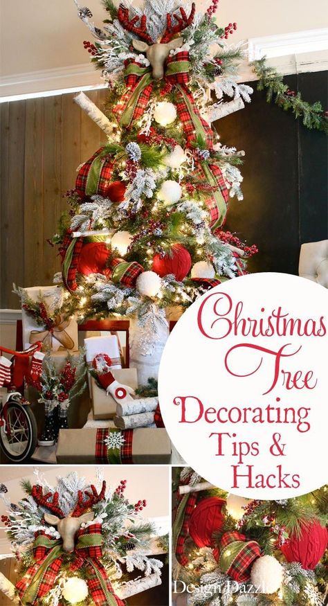 How to decorate a Christmas tree. Decorating tips and hacks. Design Dazzle #christmastree #tagatree #dreamtree #michaelsmakers Christmas Decor Hacks, Tree Decorating Tips, Christmas Tree Decorating Tips, Decorate A Christmas Tree, Christmas Tree Decorating, Decor Hacks, Tree Decorating, Wrapping Ideas, Noel Christmas