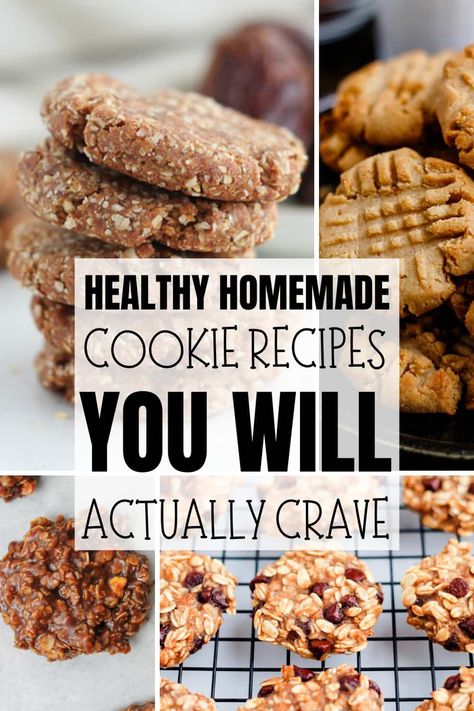 These are the best clean eating healthy cookie recipes. Perfect for kids or healthy meal prep, these recipes range from banana oatmeal to healthier chocolate chip and peanut butter. Lots of gluten free options too! Healthy Peanut Butter Cookie Recipes, Gut Healthy Cookies, Best Healthy Cookie Recipes, Clean Cookie Recipes, Healthy Cookie Recipes Clean Eating, Healthy Pb Cookies, Heart Healthy Cookies, Healthier Cookie Recipes, Healthy Cookies Recipes