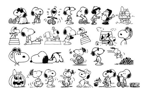 Snoopy Drawing, Snoopy Tattoo, About China, Black And White Stickers, The Peanuts, Snoopy Love, Postcard Collection, Time Tattoos, Peanuts Gang