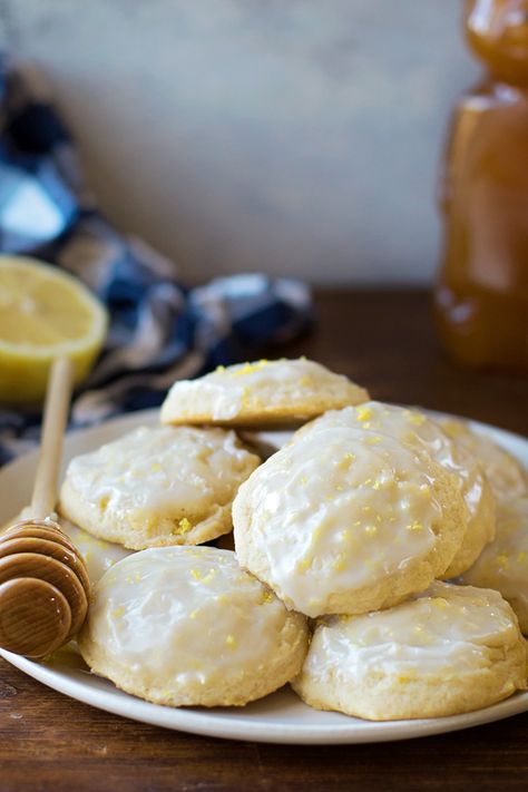 Lemon Honey Cloud Cookies | lifemadesimplebakes.com Cloud Cookies, Life Made Simple, So British, Honey Cookies, Lemon Honey, Lemon Cookies, Honey Recipes, Tips And Advice, Just Desserts