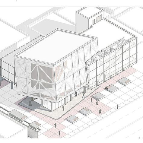 Architectural Maquette, Axonometric Drawing, Architecture Drawing Presentation, Architectural Competition, Architecture Concept Diagram, Concept Diagram, Top Architects, Architecture Graphics, Architecture Concept Drawings