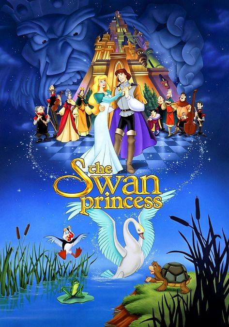 Swan Princess Movie, Odette Swan Princess, The Swan Princess, Non Disney Princesses, Wallpapers For Phone, Kids Movies, Nostalgia Art, Animation Movies, Dog Movies