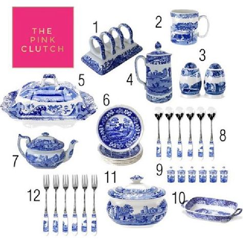 Spode Blue Italian China is 200 years old this year and @onekingslane is celebrating with a.... @liketoknow.it www.liketk.it/2cds8 #liketkit Italian China, Grandma Decor, Spode Blue Italian, Tea Remedies, Blue White Decor, Italian Christmas, Beautiful China, Pink Clutch, Blue And White China