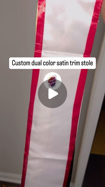 Teekajame Creations, LLC on Instagram: "Custom dual color satin stole with satin trim. Order your custom stole today! #graduate #graduation #customsatin #customgraduationstole #greek #divine9 #fraternity #sorority #hbcugrad #hbcu #teekajamecreations" Graduation Stole, Fraternity, Business Ideas, Sorority, Satin, Trim, On Instagram, Quick Saves, Color