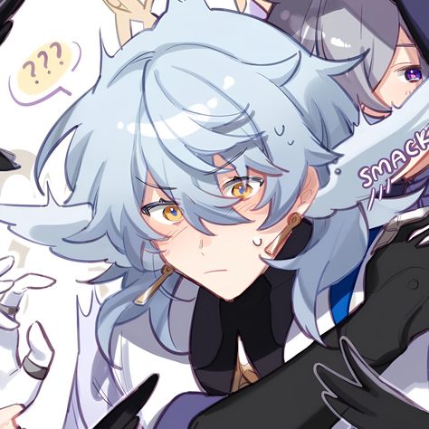 Artist: @e7lilyy [Twitter / X] ★ / ★ Name: Honkai: Star Rail (Game) <3 #HonkaiStarRail #Moze #Sunday #İcon #Pfp #Matchingİcon #MatchingPfp Sunday And Gallagher Matching Pfp, Gallagher Honkai Star Rail Icon, Sunday Hsr Matching Icon, Sunhill Matching Pfp, Moze Hsr Fanart, Sunday Matching Pfp, Sunday Matching Pfp Hsr, Sunday Hsr Icon Pfp, Sunday Hsr Pfp Icon