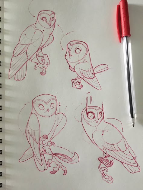 Owls Drawing, Animal Sketches, Arte Animal, Art Tutorials Drawing, Cute Animal Drawings, Sketchbook Art Inspiration, Art Journal Inspiration, Art Inspiration Drawing, Creature Art