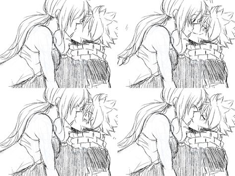 Nalu | kiss | from twitter Fairy Tail Nalu Fanart Kiss, Natsu X Lucy Kiss, Fairy Tail Nalu Kiss, Nalu Fan Art, Natsu And Lucy Kiss, Nalu Moments, Samurai Flamenco, Fairy Tail Quotes, Fairy Tail Natsu And Lucy