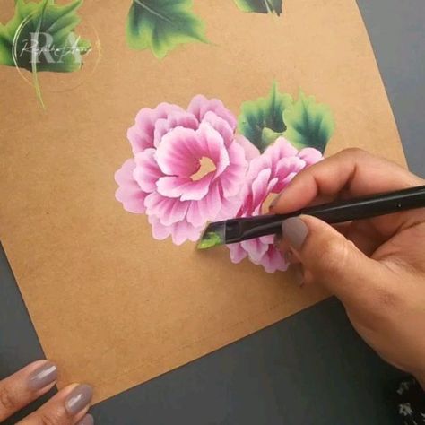 Renjitha Anoop on Instagram: "🍃 🍂 Have you tried the leaf painting technique with this level of simplicity? 🍃‼️👇 READ CAPTION ✨️ Here is an excellent leaf painting tutorial on how to paint 9 different leaves using simple brush strokes. Swipe to see how you can apply it to a floral pattern. I have included two additional videos for your reference. 

Materials 📝
I'm giving the demo on glass, but you can try it on paper too! 🎨🖌️
Acrylic colors (hookers green, olive green light, and white)
Angle brush 1/2"
Liner brush
Water as the medium 

#Art #beginners #tutorial #leafpainting #howto #onestroke #Acrylicpainting
#artistoninsta #easypainting #Painting #Creative #DIY #amazing #stepbystep #trendingaudio #🍃 #flowerpainting 
#❤️❤️ #renjithaanoop" Different Leaves, Art Beginners, Read Caption, Painting Creative, Leaf Painting, Paint Techniques, Liner Brush, Angled Brush, Painted Leaves