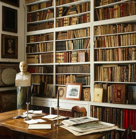 #library #books #home #inspiration Library Corner, Library Rooms, Library Study Room, Lots Of Books, Home Library Rooms, Classic Library, Library Bookshelves, Dream Library, Beautiful Library