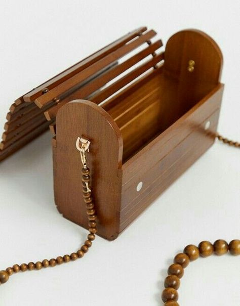 3d Tiskárna, Wood Purse, Wood Bag, Wooden Purse, Sac Diy, Wooden Bag, Doors Repurposed, Diy Leather Bag, Bamboo Bag