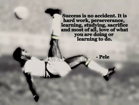 Pele Iconic Soccer Player SUCCESS IS NO ACCIDENT QUOTE PHOTO VARIOUS SIZES | eBay Pele Quotes, Accident Quotes, Pe Bulletin Boards, Quote Photo, Success Quote, Soccer Player, Board Ideas, Soccer Players, Bulletin Board