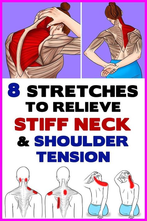 Neck And Shoulder Stretches, Trapezius Stretch, Neck Pain Exercises, Neck And Shoulder Exercises, Shoulder Stretches, Tight Shoulders, Shoulder Tension, Pain Relief Remedies, Neck Exercises