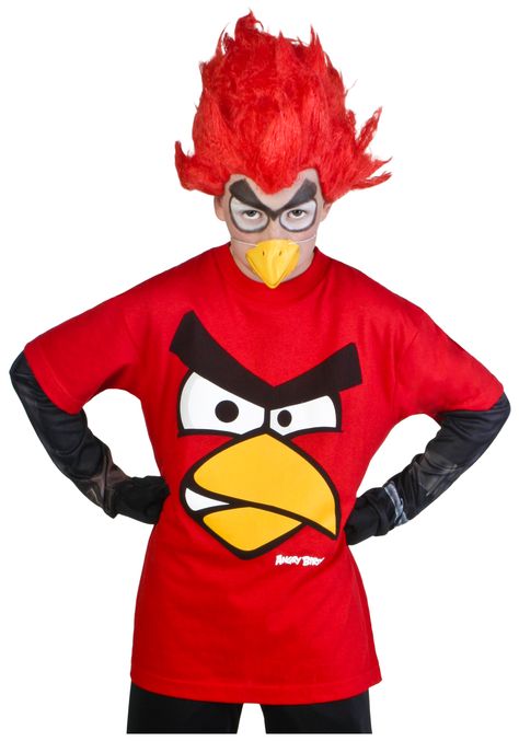 Halloween is almost here! Angry Birds Halloween Costume, Snow White Costume Kids, Angry Birds Funny, Angry Birds Costume, Birds Costume, Bird Outfit, Angry Birds Costumes, Birds Funny, Red Angry Bird