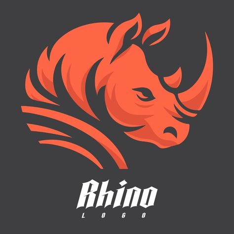 Rhino logo | Premium Vector #Freepik #vector #nature #black #big #modern Rhinoceros Cartoon, Rhino Logo Design Ideas, Rhino Render, Rhino Logo, Rhino 3d, Vector Logo, Graphic Resources, Painter, ? Logo