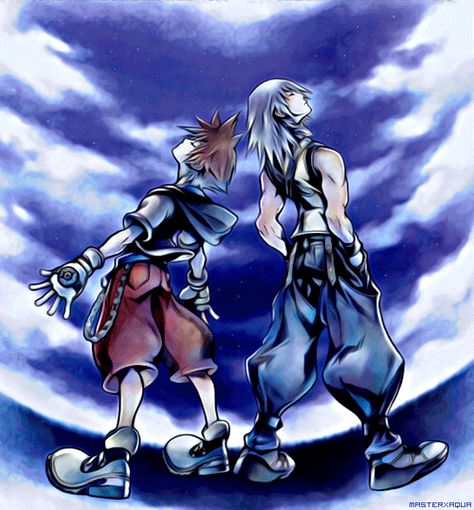 Sora and Riku (Kingdom Hearts) gif Kingdom Hearts Wallpaper, Chain Of Memories, Kingdom Hearts Games, Sora Kingdom Hearts, Kingdom Hearts Art, Kingdom Heart, Ps2 Games, Kingdom Hearts 3, Heart Images