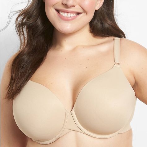 Lane Bryant Cacique Totally Smooth Lightly Lined Full Coverage Bra-Beige-46c New With Tags Lane Bryant Bras, Full Coverage Bra, Lane Bryant, Women's Intimates, Bra, Cream, Tags, Women Shopping, Color