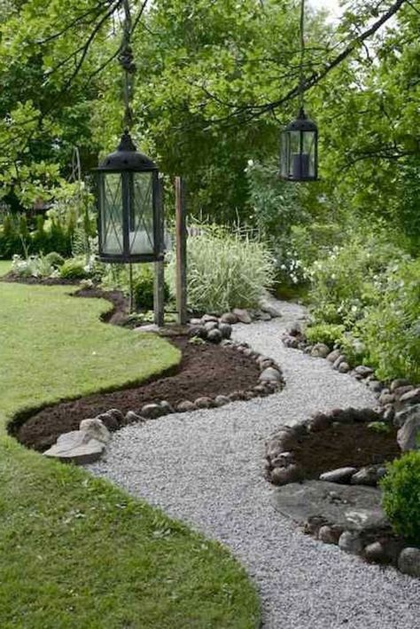 Walkways Paths, Garden Walkway, Rock Garden Landscaping, Have Inspiration, The Secret Garden, Pergola Patio, Garden Pathway, Garden Cottage, Shade Garden