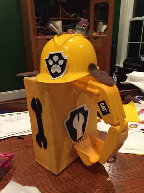 Rubble Paw Patrol Pup Halloween costume Paw Patrol Diy Costume, Rubble Paw Patrol Costume, Chase Paw Patrol Costume, Paw Patrol Halloween Costume, Imprimibles Paw Patrol, Paw Patrol Costume, Rubble Paw Patrol, Paw Patrol Pups, Paw Patrol Birthday Party