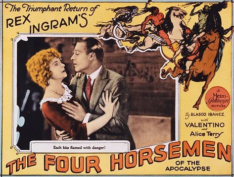 AABE001334 | Amy Jeanne | Flickr Four Horsemen Of The Apocalypse, The Bowery Boys, Metro Pictures, Lost Film, The Four Horsemen, Rudolph Valentino, Horsemen Of The Apocalypse, Cinema Art, Silent Film Stars