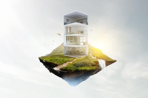 Real estate concept with floating buildi... | Premium Photo #Freepik #photo #real-estate-concept #real-estate-business #property #estate Floating Building, Real Estate Concept, Vector Photo, Premium Photo, Real Photos, Floating, Mixed Media, Real Estate, Stock Photos