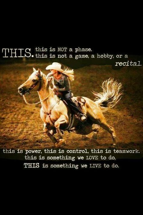 ♡ Quotes For Horse Riders, Horse Girl Quotes, Barrel Racing Quotes, Rodeo Quotes, Equine Quotes, Cowgirl Quote, A Girl And Her Horse Quotes, Racing Quotes, Horse Riding Quotes