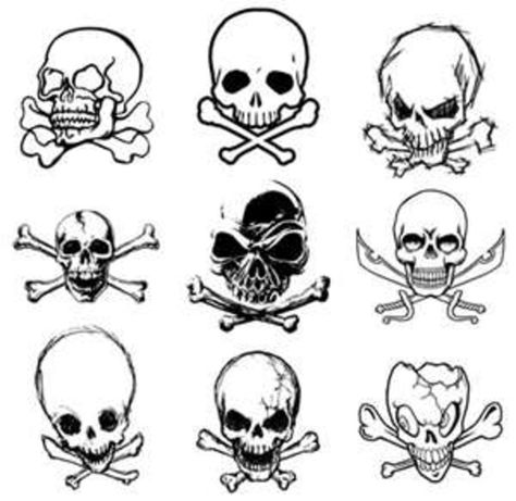 Tiny Skull Tattoos, Skull Finger Tattoos, Small Skull Tattoo, Skull Tattoo Designs, Tato Dada, Tato Jari, Simple Skull, Kunst Tattoos, Skull Art Drawing