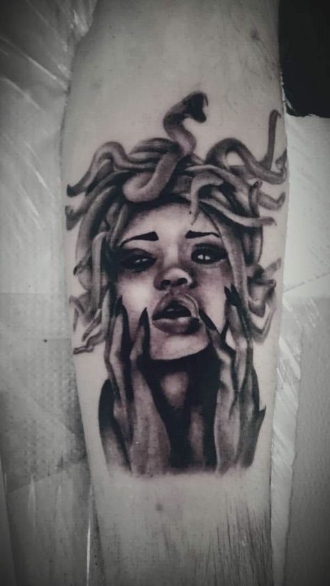 #Rihanna #medusa Rihanna Anti Tattoo, Rihanna Medusa, Anti Tattoo, Rihanna Anti, Mother Tattoos, Rihanna, Portrait Tattoo, Tattoos