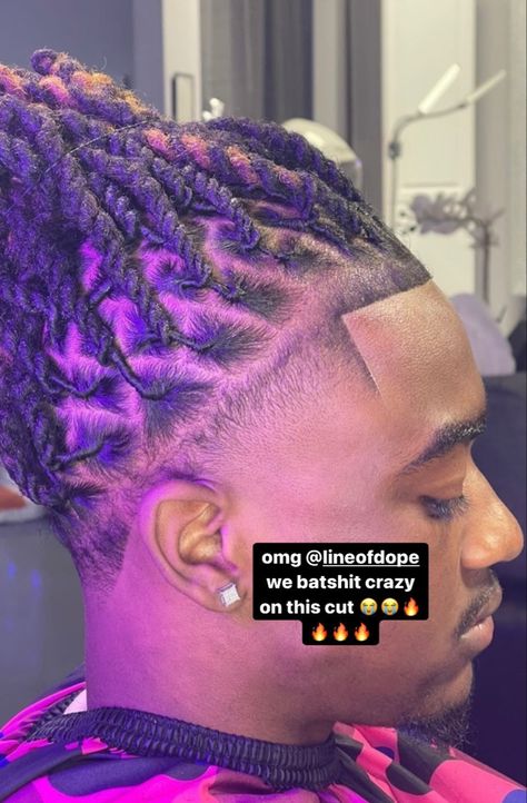 Tapered Hairline Dreads, Dread Taper Fade, Locs With Fade, Dreads With Fade Men, Dreads Haircut, Temp Fade Haircut, Dreadlocks Hair Care, Mens Twists Hairstyles, Short Dreadlocks Styles