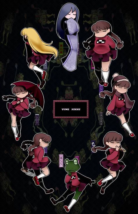 Yume Niki Fanart, Yume Nikki Wallpaper Phone, Yume Nikki Game, Yume Nikki Fanart, Yume Nikki Wallpaper, Yume Nikki Icon, Yume Nikki Madotsuki, Rpg Maker Games, Yume 2kki