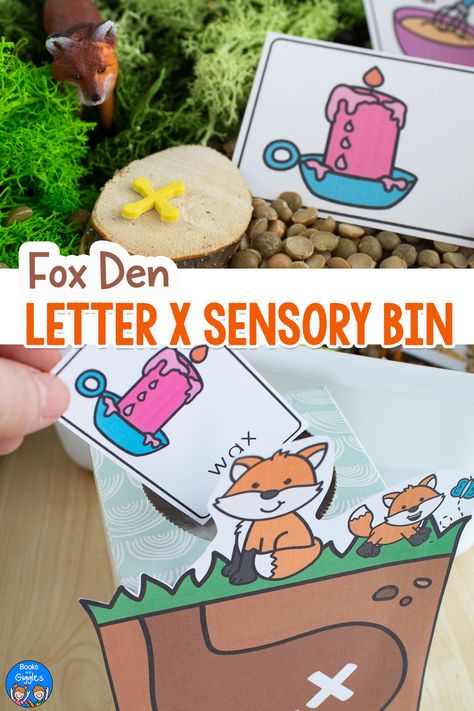 Get preschoolers excited about learning the letter X with our sensory bin activity! Enhance letter recognition & letter sound knowledge in a fun way as you finish out teaching the ABCs. Fox Activities For Preschoolers, Mfw Kindergarten, Sensory Play Recipes, Alphabet Letter Activities, Letter Sound, Abc Activities, Letter Of The Week, Letter X, Letter Activities