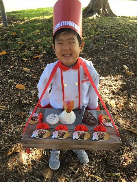 DIY Benihana chef costume toddler kid  hibachi grill Chef Costume Diy, Diy Chef Costume, Diy Hibachi Grill, 10 Year Vow Renewal Ceremony, Diy Hibachi, 10 Year Vow Renewal, Disney Running Outfits, Chef Outfit, Disney Running