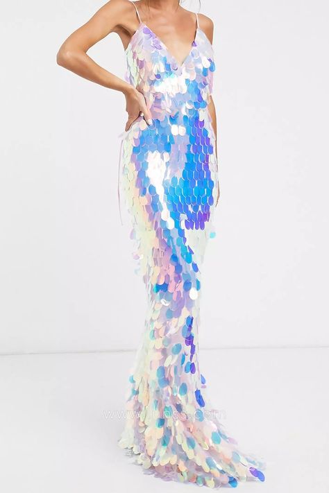 Iridescent Prom Dress, Rainbow Sequin Dress, Mermaid Sequin Dress, Sequin Mermaid Dress, Iridescent Dress, Long Sequin Dress, Sequin Bridesmaid Dresses, Sequin Prom Dress, Sequin Prom Dresses