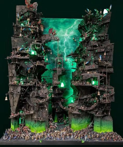 Behind the Skaventide diorama | Scent of a Gamer Warhammer 40k Diorama, Warhammer Diorama, Warhammer World, Warhammer Scenery, Blood Bowl Teams, Imperial Knight, Mtg Art, Dnd Ideas, Fantasy Heroes