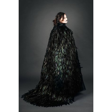 Feather Couture, Green Cape, Raven Feather, Feather Cape, Feather Coat, Black Cape, Cape Coat, Photo Scrapbook, Flash Photography