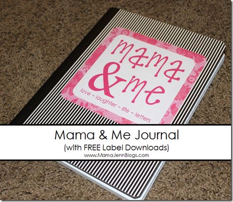 What exactly is a “Mama & Me” journal? Well, it is basically a journal for my daughter and I to share. We write letters back and forth to each other…kind of like being pen pals (without the envelopes & stamps). My hope is that these seemingly s Me Journal, Journal Labels, Write Letters, Pen Pals, Mentally Strong, Mommy Daughter, Kids Writing, Memory Books, Raising Kids