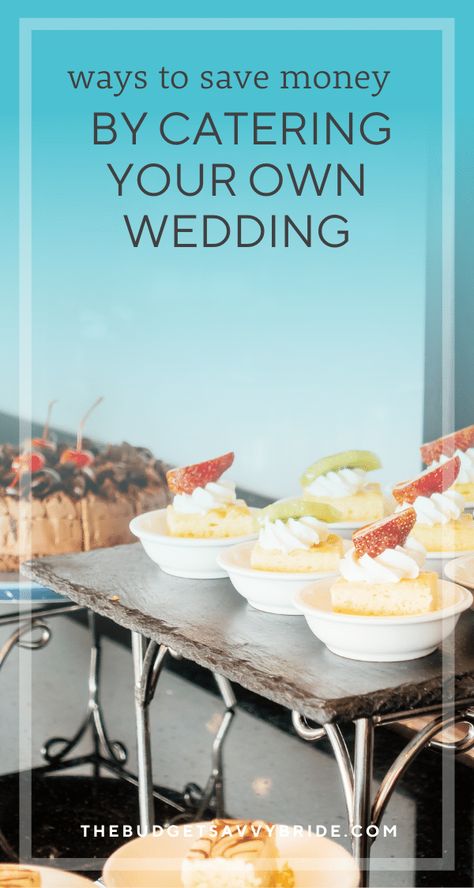 Thinking of catering your own wedding? Here are 10 simple steps that can save you money and cut costs for your reception. The post How to Cater Your Own Wedding appeared first on The Budget Savvy Bride - helping couples plan beautiful weddings on a budget they can actually afford!!. Cooking Your Own Wedding Food, Cater Your Own Wedding, Cheap Wedding Food, Weddings On A Budget, Barbecue Sandwiches, Wedding Food Drink, Styling A Buffet, Sustainable Wedding, Catering Companies