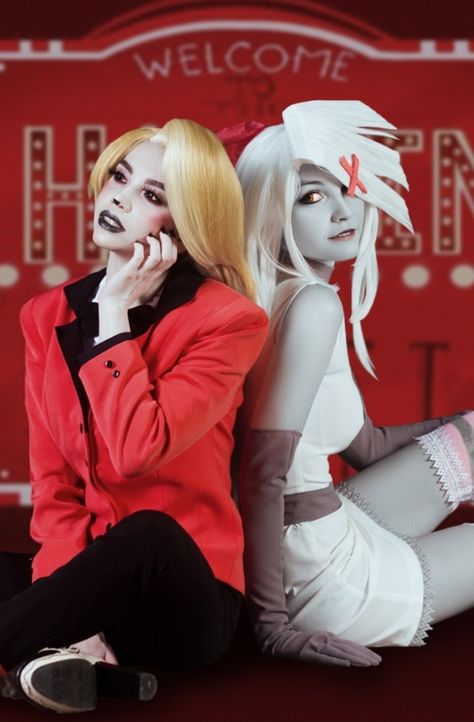 Hasbin Hotel Cosplay, Vaggie Cosplay Hazbin Hotel, Nifty Hazbin Hotel Cosplay, Vaggie Cosplay, Hazbin Cosplay, Hazbin Hotel Cosplay, Group Cosplay, Couple Cosplay, Fnaf Cosplay