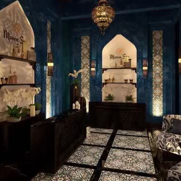 Beauty Salon Interior Design Ideas, Spa Interiors, Luxury Beauty Salon, Classic House Interior Design, Arabic Interior Design, Salon Designs, Salon Interior Design Ideas, Nail Salon Interior Design, Beauty Salon Interior Design