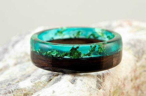 Men Resin Rings, Red Resin Ring Suitable For Gifts, Blue Resin Rings Perfect For Gifts, Wood And Resin Rings, Forest Resin Men Ring, Wood Rings Women, Wooden Wedding Ring, Wood Anniversary Gift, Wood Resin Jewelry