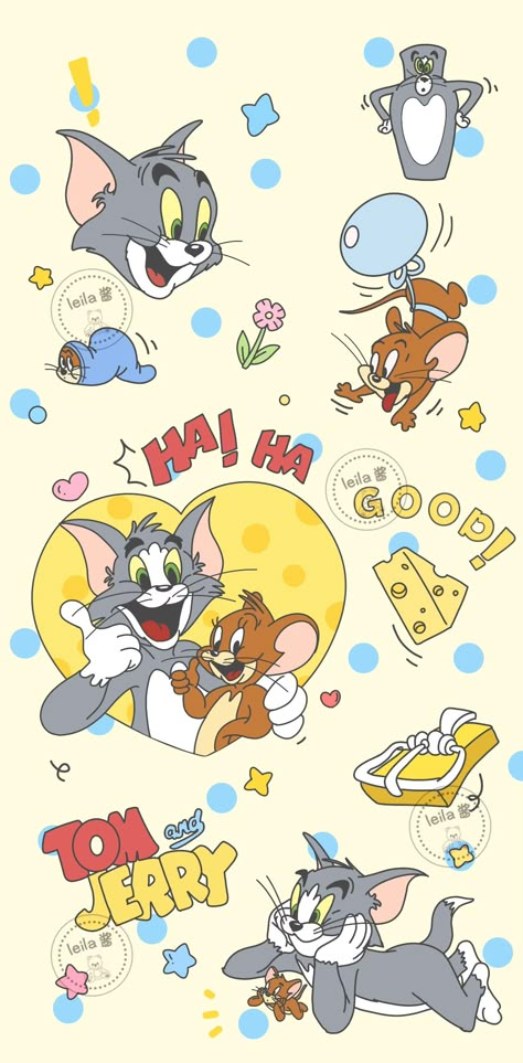 Tom And Jerry Wallpapers Aesthetic, Wallpaper Tom And Jerry, Jerry And Tom, Tom And Jerry Aesthetic, Cartoon Tom And Jerry, Tom And Jerry Pictures, Tom And Jerry Wallpapers, Garfield Cartoon, Android Wallpaper Dark