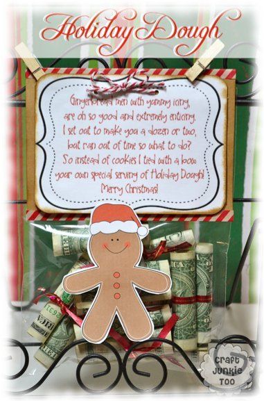 Holiday Dough ~ The Perfect Gift! Cookie Dough Christmas, Funny Christmas Presents, Homemade Jerky, Snowman Party, Christmas Lights Garland, Diy Gifts For Men, Christmas Money Holder, Stocking Stuffers For Men, Christmas Gifts For Sister